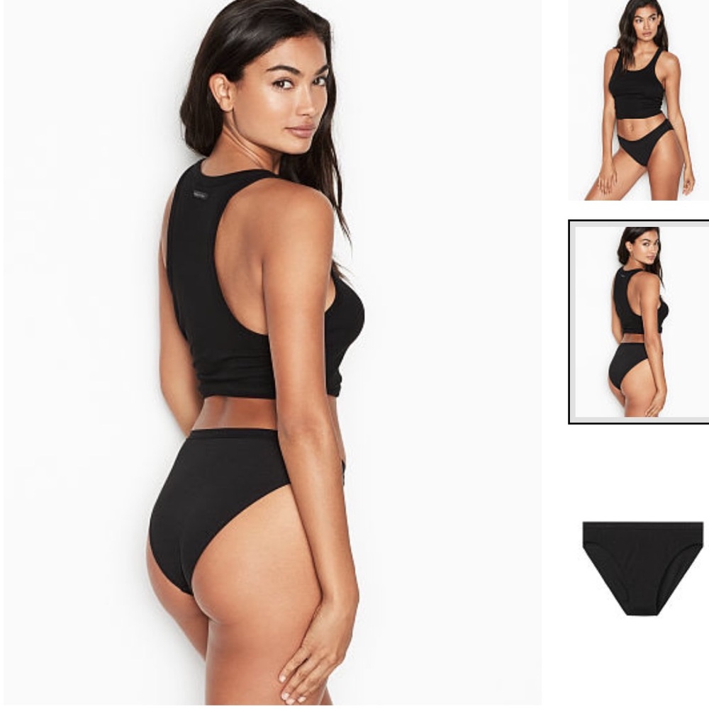 Victoria’s Secret panties VS Logo High-leg Cheeky Panty burgundy Cheekster